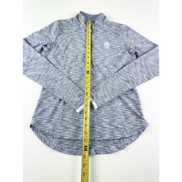 Zero Restriction Golf 1/4 Zip Pullover Shirt Jacket Small Blue Gray Women’s Logo - Picture 2 of 11